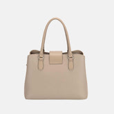 David Jones PU Leather Twist-Lock Tote Bag, Totes, $ 55.00, A Moment Of Now™